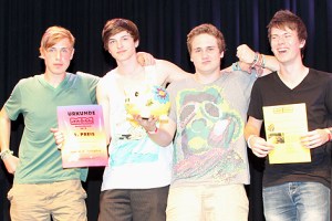 Pussy Pilot: Johannes Meindl, Philipp Hackl, Jan Schütz und Michael Rührnößl.