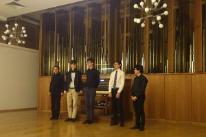 Studierende von Pier Damiano Peretti im Anton Heiller-Saal