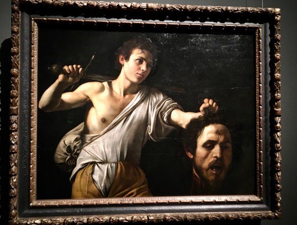 David mit dem Haupt Goliaths, Caravaggio