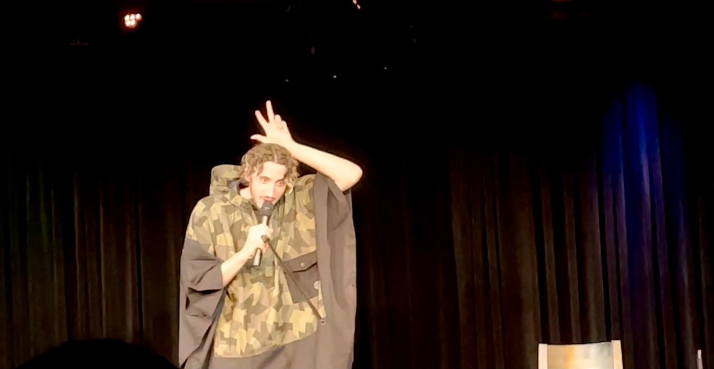 Berni Wagner im "Tarnanzug für einen eckigen Wald"